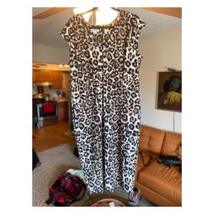 Rockabilly type Leopard print dress XXL